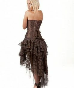 Burleska Ophelie Burlesque High Low Skirt In Lace 9 Burleska Ophelie Burlesque High Low Skirt In Lace -GOTHIC SKIRTS Shop ophelie burlesque high low skirt in lace burleska 4 300x