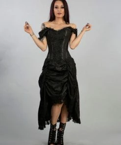 Burleska Passion Corset Dress In King Brocade -GOTHIC SKIRTS Shop passion corset dress in king brocade burleska 11 300x
