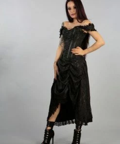 Burleska Passion Corset Dress In King Brocade -GOTHIC SKIRTS Shop passion corset dress in king brocade burleska 12 300x