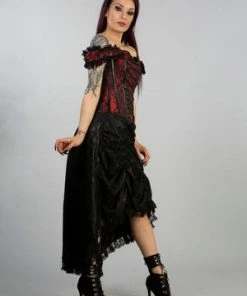 Burleska Passion Corset Dress In King Brocade -GOTHIC SKIRTS Shop passion corset dress in king brocade burleska 4 300x