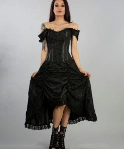 Burleska Passion Corset Dress In King Brocade -GOTHIC SKIRTS Shop passion corset dress in king brocade burleska 9 300x