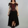 Burleska Passion Corset Dress In King Brocade -GOTHIC SKIRTS Shop passion corset dress in king brocade burleska 300x