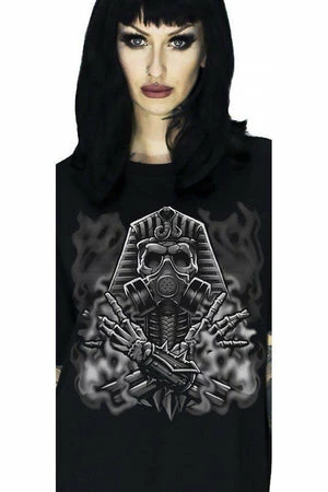 Dr Faust Pharaoh Mummy Black T-Shirt - Ariella 4 Dr Faust Pharaoh Mummy Black T-Shirt - Ariella - Image 2