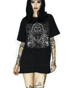 Dr Faust Pharaoh Mummy Black T-Shirt - Ariella