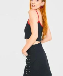 Jawbreaker Pins And Needles Skirt -GOTHIC SKIRTS Shop pins and needles skirt jawbreaker 2 300x
