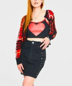 Jawbreaker Pins And Needles Skirt -GOTHIC SKIRTS Shop pins and needles skirt jawbreaker 3 300x