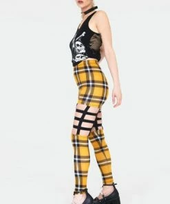 Jawbreaker Plaid Cage Leggings -GOTHIC SKIRTS Shop plaid cage leggings lga 6536 03.911 300x