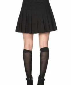 Banned Pleated Ring Skirt -GOTHIC SKIRTS Shop pleated ring skirt banned 2 300x