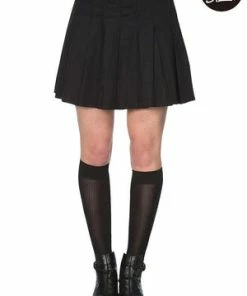 Banned Pleated Ring Skirt -GOTHIC SKIRTS Shop pleated ring skirt banned 3 300x