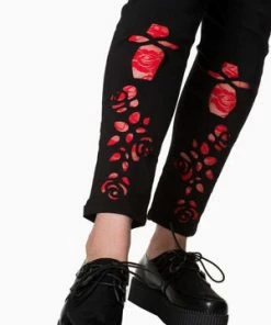Banned Raindrop Leggings -GOTHIC SKIRTS Shop raindrop leggings banned 4 300x