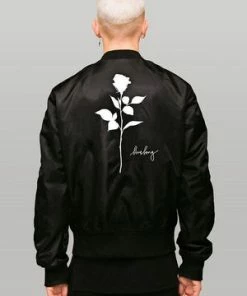 Long Clothing Rose MA1 Jacket - Unisex -GOTHIC SKIRTS Shop rose ma1 jacket unisex long clothing 3 300x