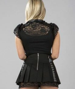 Burleska Rosetta Ladies Top -GOTHIC SKIRTS Shop rosetta ladies top burleska 2 300x