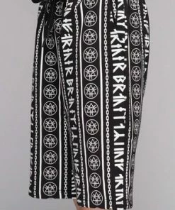 Long Clothing Rune Repeat Shorts - Unisex -GOTHIC SKIRTS Shop rune repeat shorts unisex long clothing 3 300x