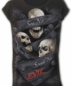 Spiral See No Evil - Turnup Sleeve Loosefit Tee