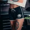 Toxico Skull & Bones Retro Shorts