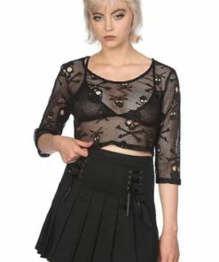 Banned Skull Crop Top