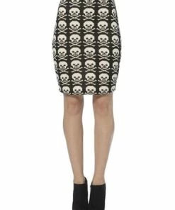 Jawbreaker Skulls Knitted Skirt -GOTHIC SKIRTS Shop skulls knitted skirt jawbreaker 6 300x