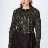 Banned Slither Crop Biker Jacket -GOTHIC SKIRTS Shop slither crop biker jacket banned 300x