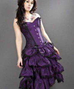 Burleska Sophia Knee Length Burlesque Skirt In Taffeta 7 Burleska Sophia Knee Length Burlesque Skirt In Taffeta -GOTHIC SKIRTS Shop sophia knee length burlesque skirt in taffeta burleska 3 300x
