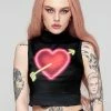 Long Clothing Spellbound Crop Top -GOTHIC SKIRTS Shop spellbound crop top long clothing 300x
