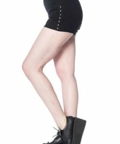 Banned Stud Shorts -GOTHIC SKIRTS Shop stud shorts banned 4 300x