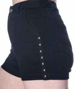Banned Stud Shorts -GOTHIC SKIRTS Shop stud shorts banned 5 300x