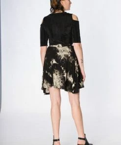 Banned Tie Dye Skirt -GOTHIC SKIRTS Shop tie dye skirt banned 2 300x