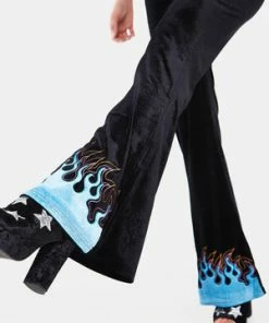 Jawbreaker Too Hot To Handle Flame Flared Trousers 15 Jawbreaker Too Hot To Handle Flame Flared Trousers -GOTHIC SKIRTS Shop too hot to handle flame flared trousers jawbreaker 7 300x