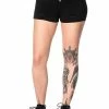 Banned Trashed & Ragged Shorts -GOTHIC SKIRTS Shop trashed ragged shorts banned 300x