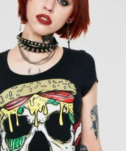Jawbreaker Twisted Burger T-Shirt -GOTHIC SKIRTS Shop twisted burger t shirt jawbreaker 5 300x