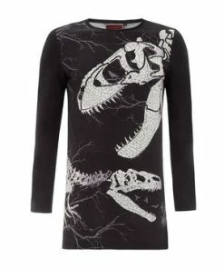 Jawbreaker Unisex Dino Bones Long Sleeve Sweatshirt -GOTHIC SKIRTS Shop unisex dino bones long sleeve sweatshirt jawbreaker 6 300x