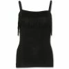 Spiral Urban Fashion - Tassel Layered Camsole Top Black -GOTHIC SKIRTS Shop urban fashion tassel layered camsole top black spiral 300x