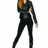 Dr Faust Vegan Leather Black Biker Jacket - Augusta -GOTHIC SKIRTS Shop vegan leather black biker jacket augusta dr faust 300x