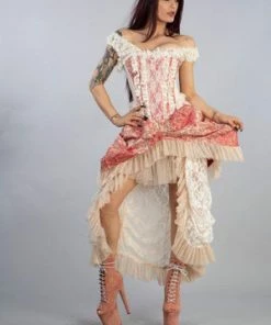 Burleska Versailles Corset Dress In Jacquard -GOTHIC SKIRTS Shop versailles corset dress in jacquard burleska 3 300x