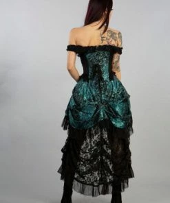 Burleska Versailles Corset Dress In Jacquard -GOTHIC SKIRTS Shop versailles corset dress in jacquard burleska 5 300x