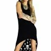 Dr Faust White Inner Skulls Nu Goth Black High-Low Dress - Raven 2 Dr Faust White Inner Skulls Nu Goth Black High-Low Dress - Raven -GOTHIC SKIRTS Shop white inner skulls nu goth black high low dress raven dr faust 300x
