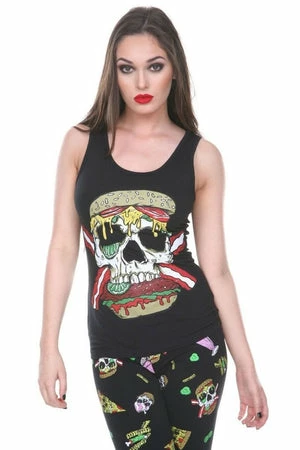 Jawbreaker Zombie Skull Burger Tie Back Top 6 Jawbreaker Zombie Skull Burger Tie Back Top - Image 5